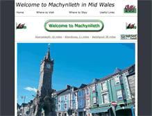 Tablet Screenshot of machynlleth.net
